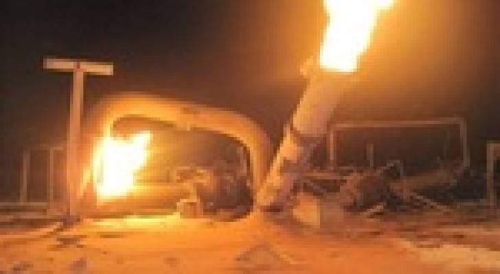 تفجير جديد لخط الغاز الاردني المصري