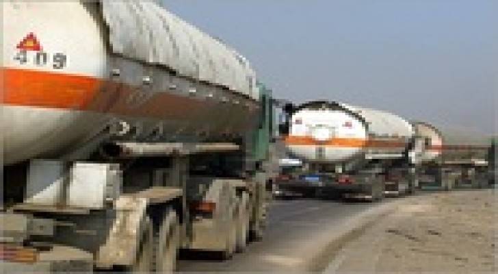 توقف تصدير النفط العراقي بالشاحنات إلى الأردن بسبب الوضع الأمني