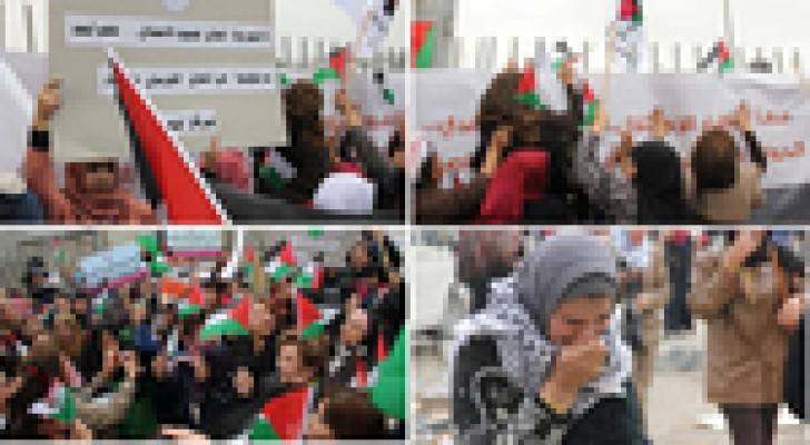الاحتلال يقمع مسيرة نسوية في يوم المرأة العالمي