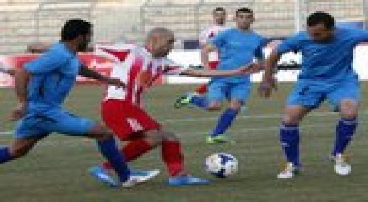 تعادل شباب الأردن والصريح و الحسين اربد مع ذات راس