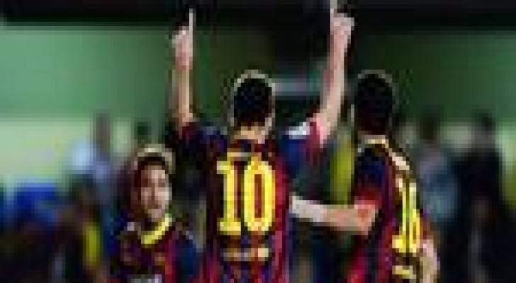 برشلونة يقلب تأخره الى فوز على فيا ريال