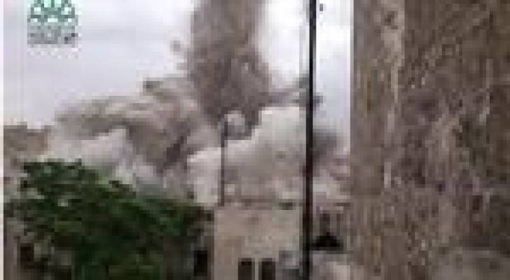 سوريا : عشرات القتلى والجرحى في تفجير فندق في حلب