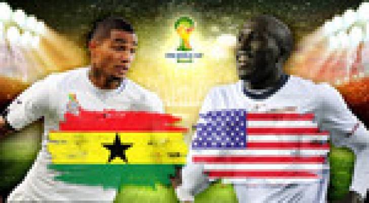 التشكيلة الرسمية لمنتخبي غانا وأمريكا