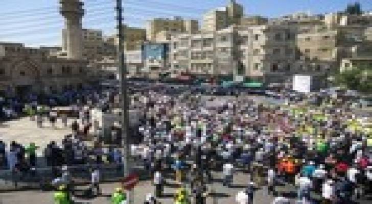 مسيرة للحركة الاسلامية تجاه السفارة الإسرائيلية الليلة