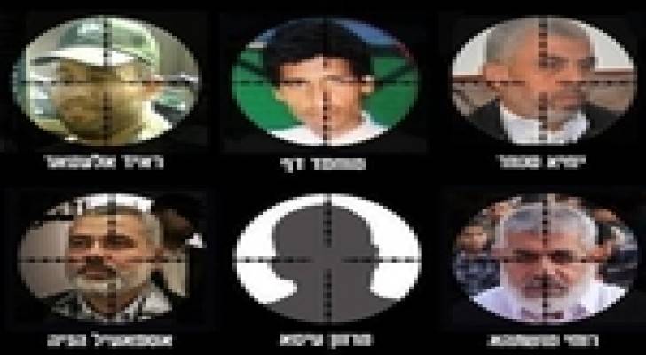 اسرائيل تنشر "بنك اهداف" لقادة حماس