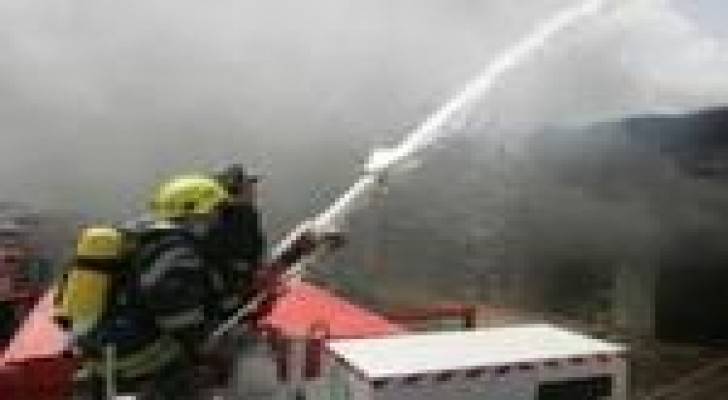 إصابة (3) أشخاص اثر حريق منزل في محافظة العاصمة