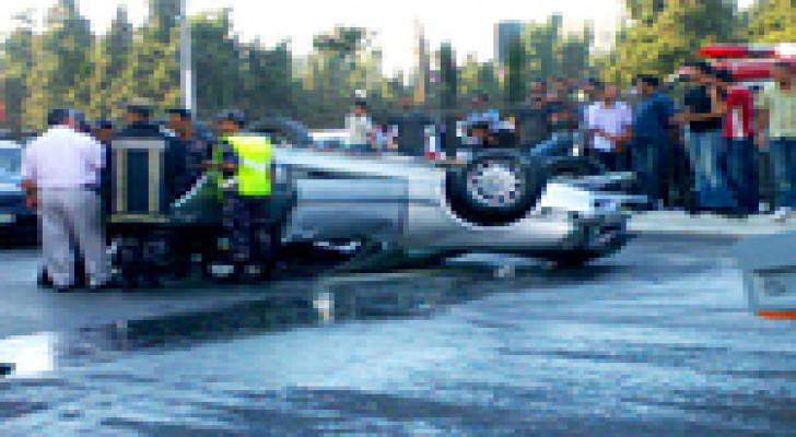 وفاة شخص اثر حادث تصادم في محافظة الزرقاء