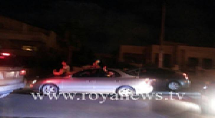 مونديال البرازيل يتسبب بحادث تصادم على جسر عبدون