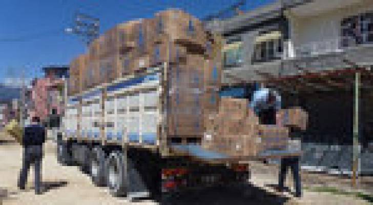 ربع مليون دينار أدوية من الاردن إلى غزة