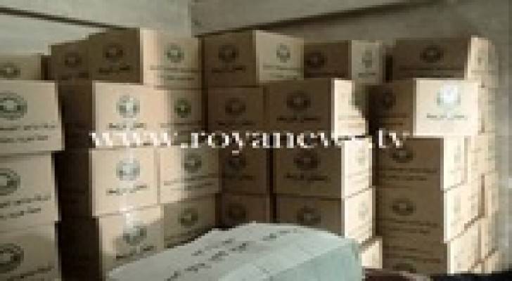 توزيع 1400 طرد في الكرك