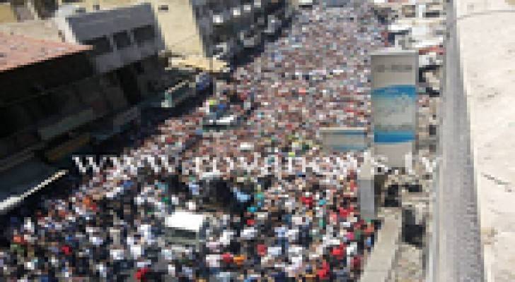 مسيرة  حاشدة في عمان نصرة لقطاع غزة