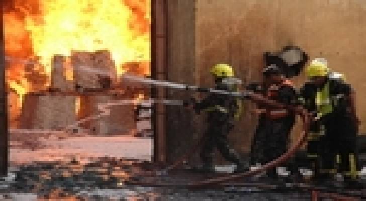إصابة (3) أشخاص اثر حريق منزل في محافظة البلقاء