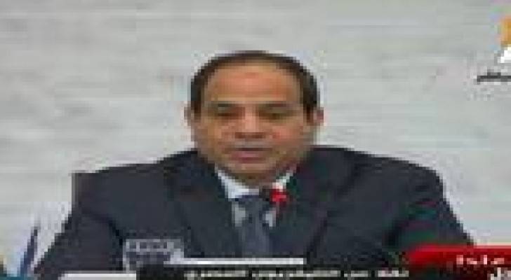 السيسي يدعو الى تسوية عادلة وشاملة في المنطقة