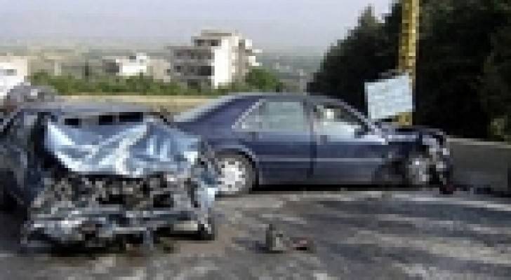 إصابة (6) أشخاص إثر حادث تصادم في اربد