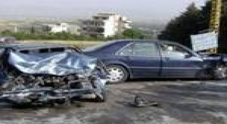 إصابة (4) أشخاص اثر حادث تصادم في اربد
