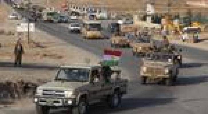مجموعة من "البيشمركه" تصل بلدة "سوروج" التركية لتتوجه إلى "كوباني"