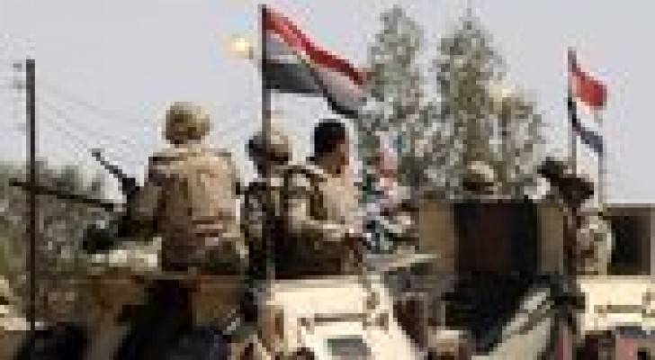 إصابة 6 من عناصر الجيش المصري  بقذيفة في سيناء
