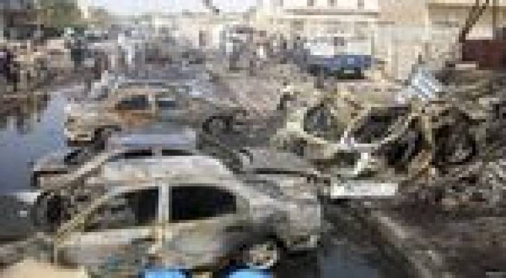 عشرات القتلى والجرحى في انفجار سيارة مفخخة وسط بغداد‎