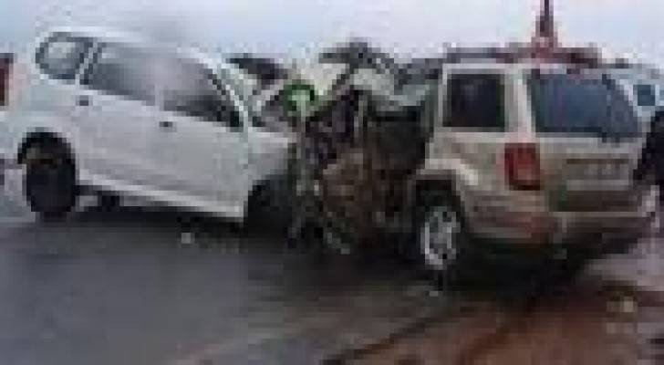 (3) إصابات اثر حادث تصادم في محافظة البلقاء