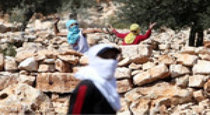 مواجهات مع الاحتلال الاسرائيلي قرب رام الله
