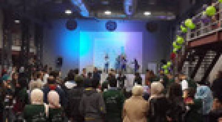 الأطفال يشاركون في مهرجان "نعم للحياة لا للعنف"