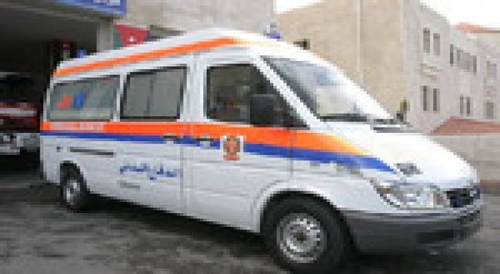 إصابة (5) أشخاص اثر حادث تصادم في محافظة جرش