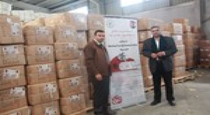 مجمع النقابات المهنية يسلم مساعدات للهيئة الخيرية الهاشمية