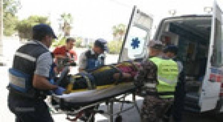إصابة (8) أشخاص اثر حادثي تصادم في محافظة العقبة