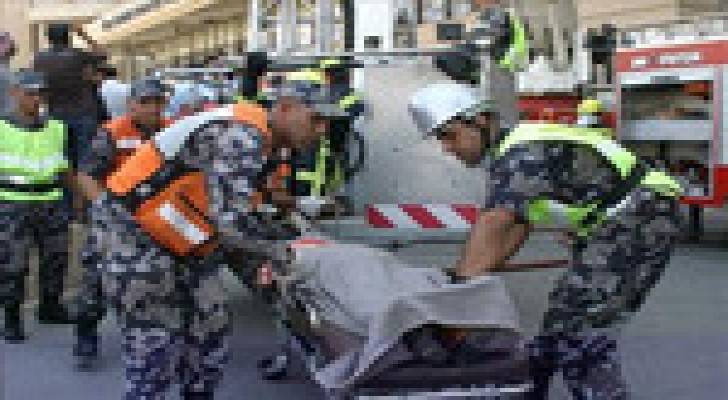 إصابة(4) أشخاص اثر حادث تصادم في محافظة جرش