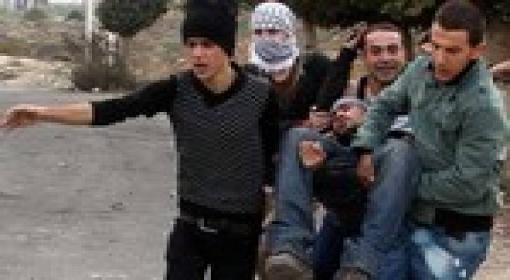 إصابات واعتقالات في مواجهات مع جيش الإحتلال بموقع استشهاد أبوعين