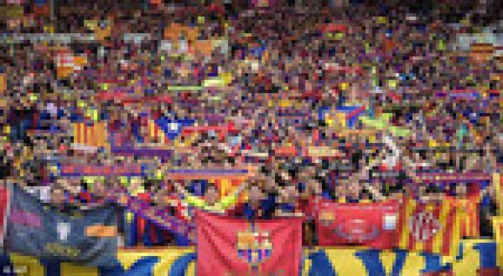 برشلونة يحتفل بالاعياد المجيدة بحضور جماهيرة
