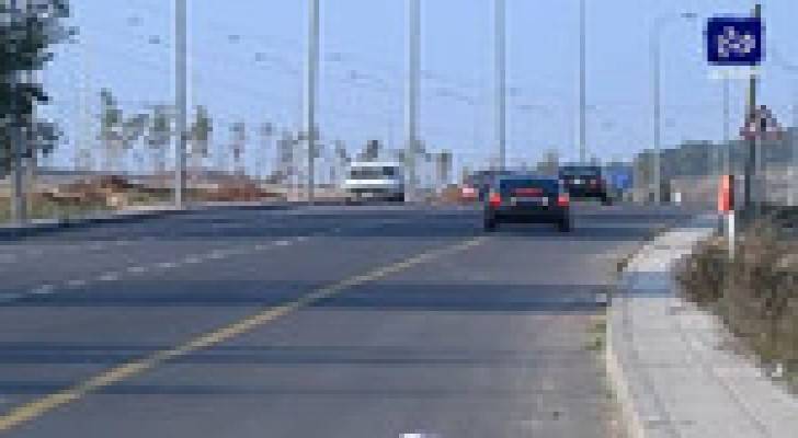 تجاوزات على طريق المطار الجديد