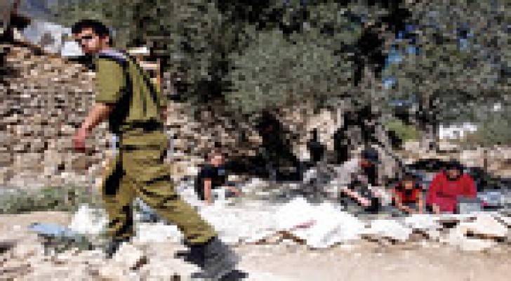 اصابة فلسطينيان برصاص الاحتلال جنوب نابلس