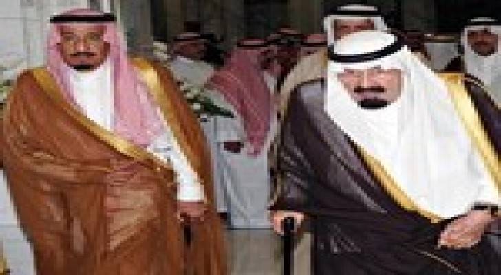 الملك سلمان بن عبد العزيز ينعى الملك الراحل عبدالله بن عبد العزيز