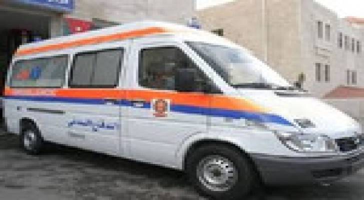 إصابة (6) أشخاص اثر حادث تصادم في محافظة البلقاء