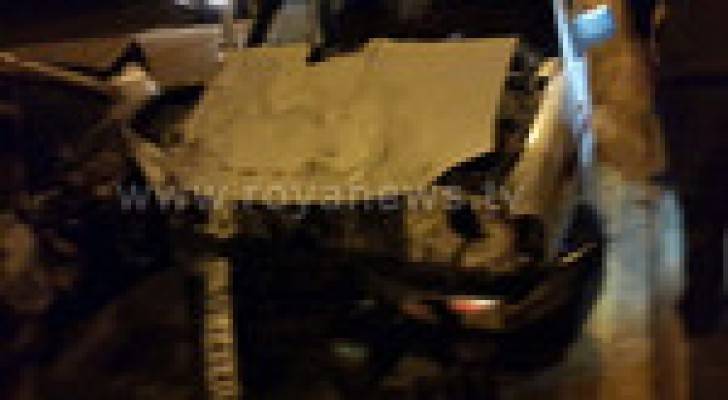 وفاة مواطن واصابة آخر في حادث تصادم بمعان.. صور