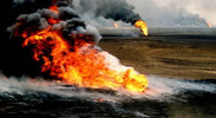 العراق يخمد النيران في سبعة آبار نفطية من حقول كركوك الشمالية