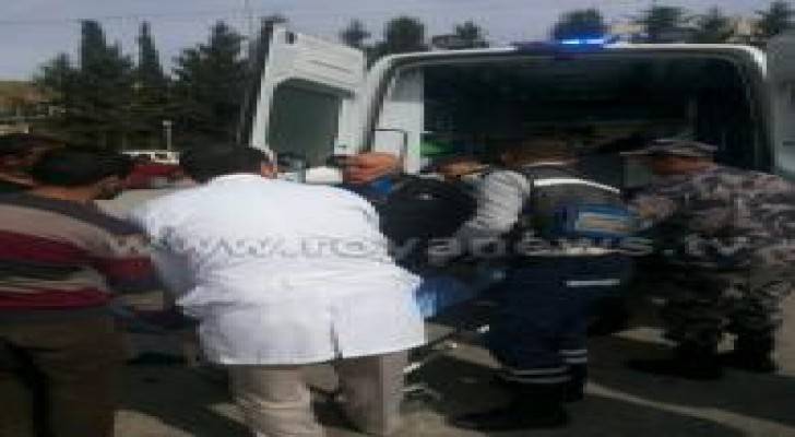 إصابة (8) أشخاص اثر حادث تصادم في اربد