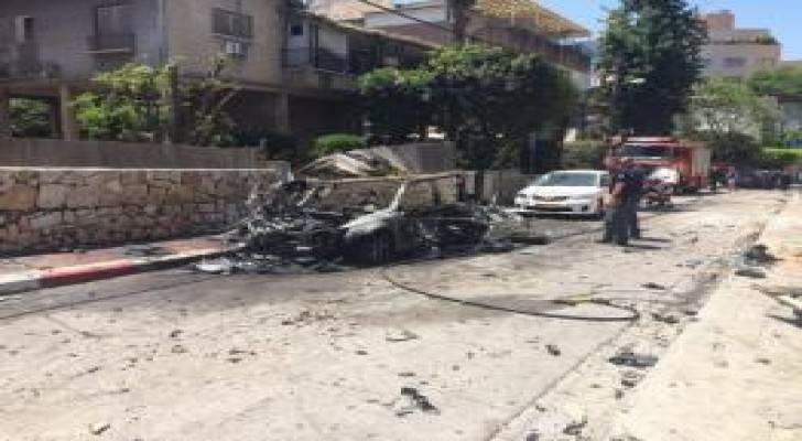 صور .. إصابة 3 إسرائيليين في انفجار بعد يوم من دهس 3 شرطيين بالقدس
