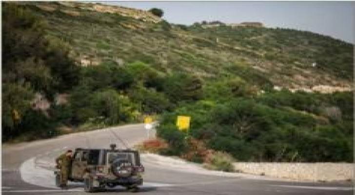 دوريات اسرائيلية على الحدود مع لبنان عند مزارع شبعا