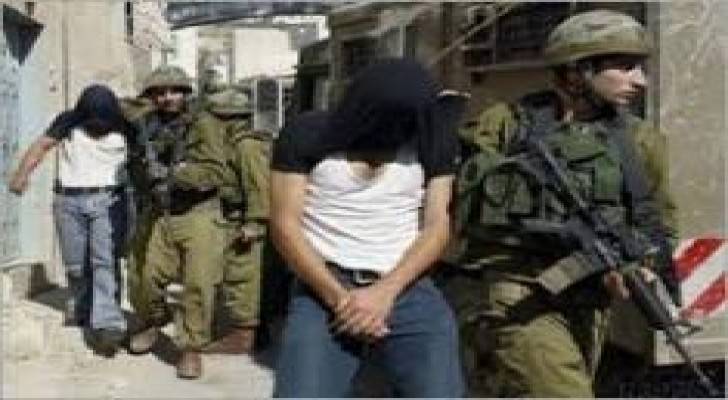 جيش الإحتلال يعتقل 7 فلسطينيين في الضفة الغربية