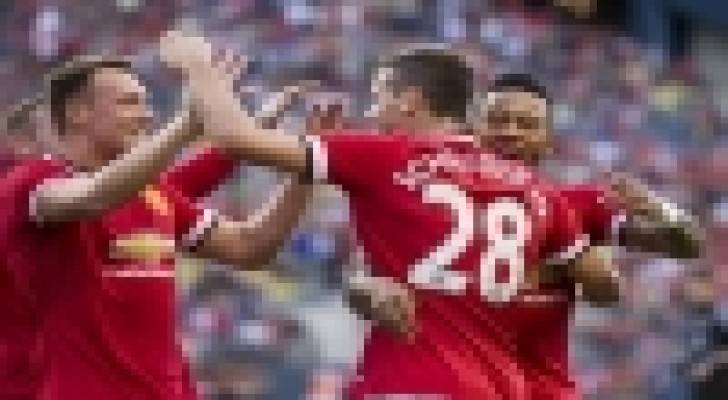 شنايدرلين يفتتح رصيد أهدافه في مباراته الأولى مع مانشستر يونايتد