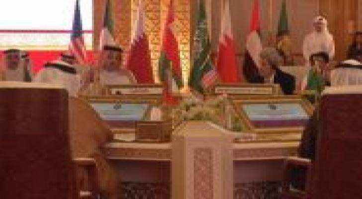 وزراء خارجية الخليج يجتمعون مع كيري في الدوحة