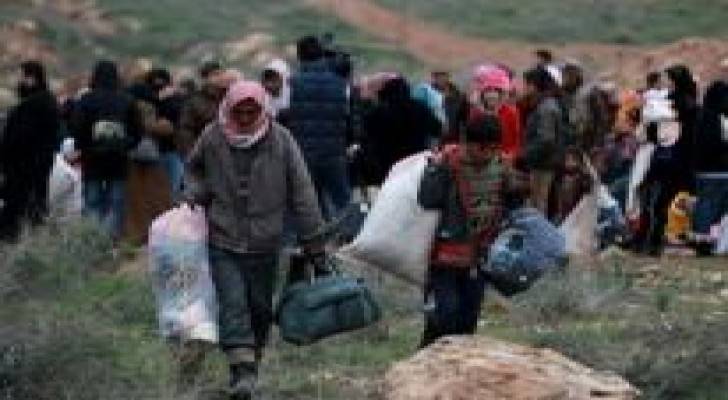 حرس الحدود تستقبل 69 لاجئا سوريا
