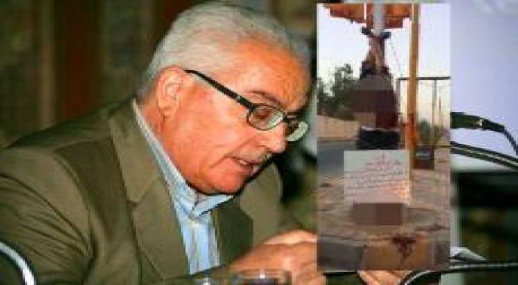داعش يذبح أهم شخصية "أثرية "ويعلقه على عمود بالطريق