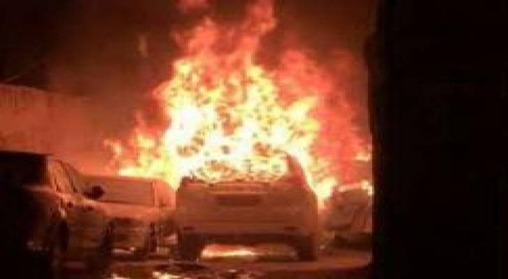 اضرام النيران بسيارة للمستوطنين في الطور