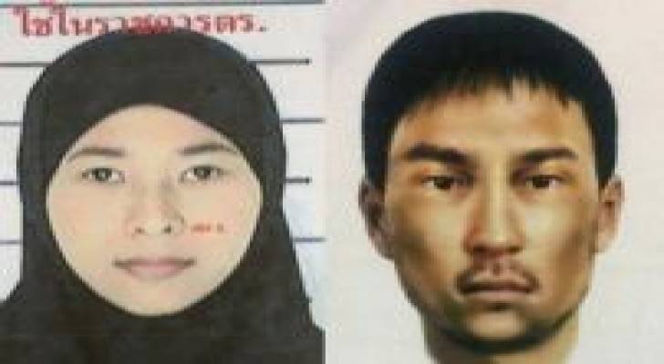 الشرطة التايلاندية تكشف عن صورتين لرجل وامرأة للاشتباه بصلتهما بتفجير بانكوك