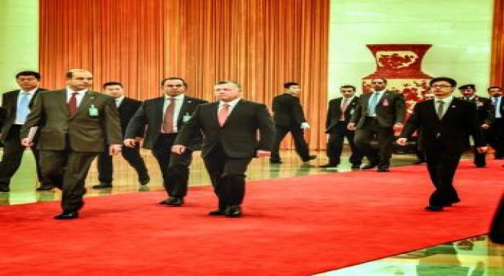 الملك يلتقي وزير الأمن العام في جمهورية الصين الشعبية