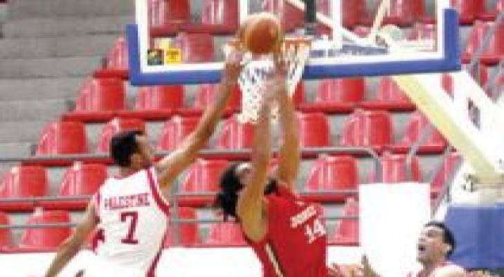 المنتخب الوطني يتجاوز شقيقه الفلسطيني في بطولة إكسبو لكرة السلة