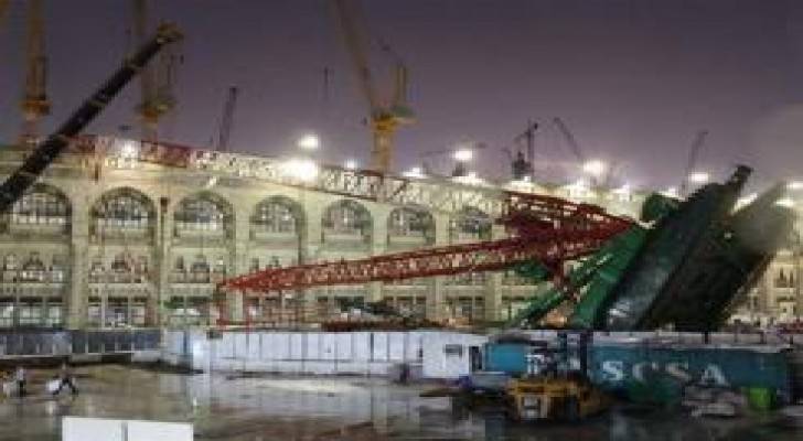الديوان الملكي السعودي يعلن أسباب سقوط الرافعة في الحرم المكي .. تفاصيل